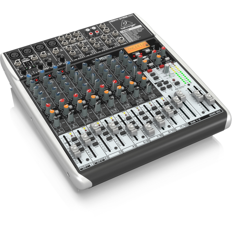 【美品】Behringer XENYX QX1622USB Behringer Xenyx QX1622USB 12 Channel Mixer + Interface - Perfect