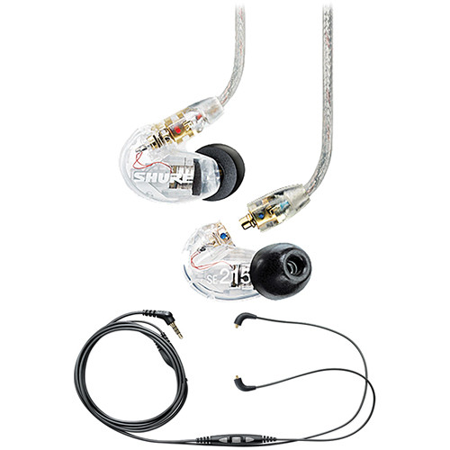Fone de Ouvido In-Ear sem Fio SE215-CL (Transparente) SHURE