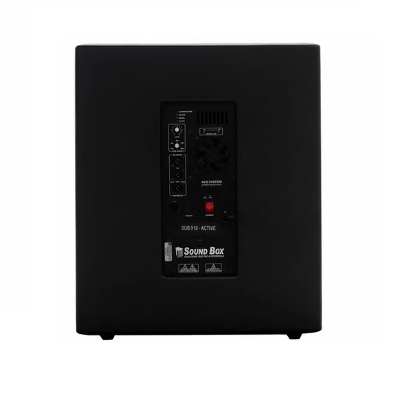 Subwoofer Ativo SUB 918 18 Polegadas Preto - SOUNDBOX - Kalifa Prime