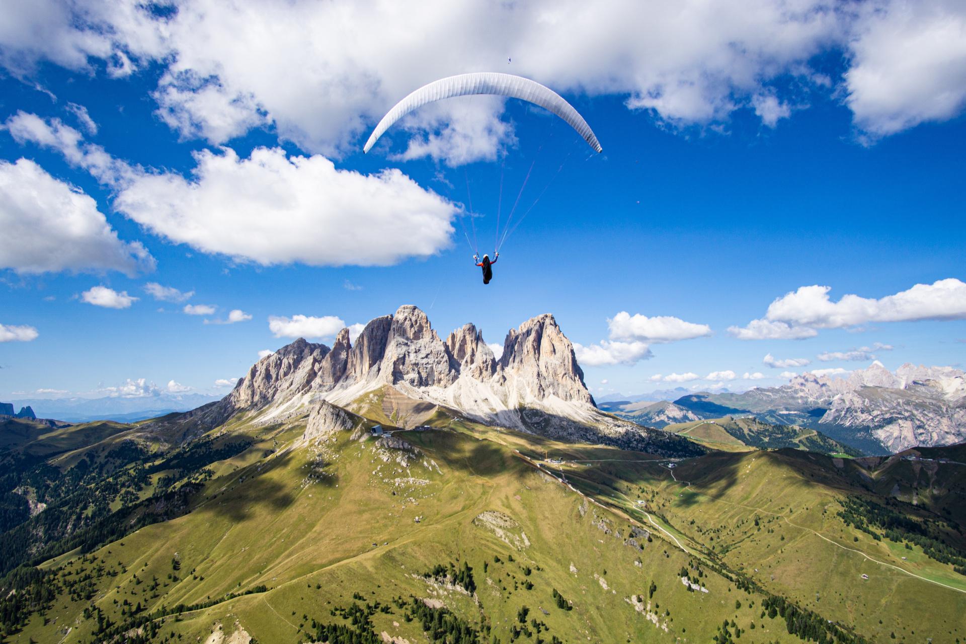 Col Rodella Dolomitas - voo livre na Itália
