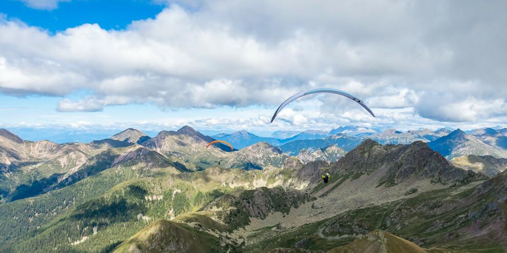 Panarotta e Levico - parapente na região do Trentino
