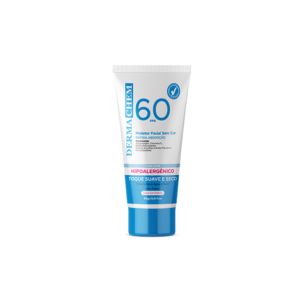 Protetor Solar Facial 60 FPS 40g - Dermachem Laboratory