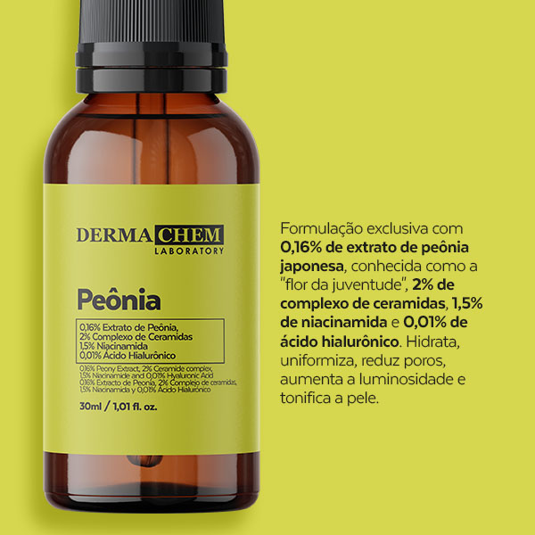 Kit 2 Séruns Peônia 30ml - Dermachem Laboratory