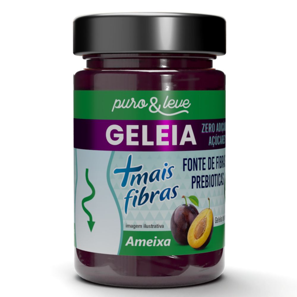 Geléia de Ameixa Zero 230g Puro&Leve — Puro&Leve