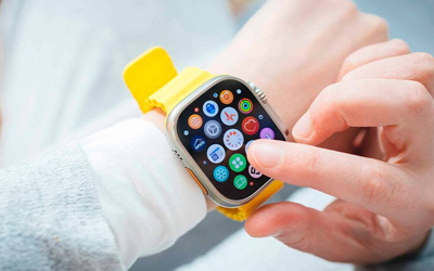 Smartwatch em close-up