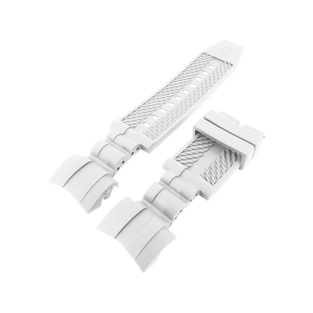Pulseira para Relógio Compatível com Invicta Reserve Bolt Zeus Men/ Jason Taylor/ Bolt Men Silicone Branco
