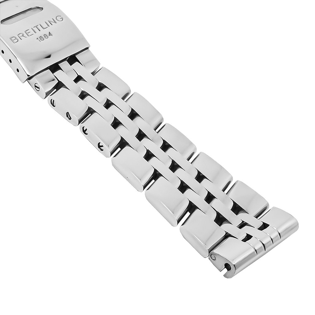 Pulseira para Relógio Compatível com Breitling Navitimer/ Chronomat/ Blackbird/ Bentley Motors/ Windrider Wings/ Classic AVI/ Mustang entre Outros de encaixe 24mm