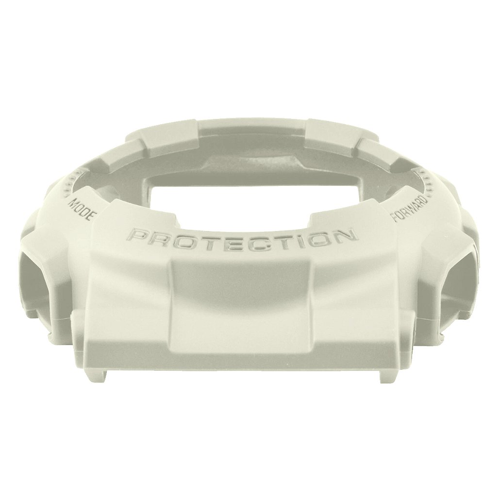 PBezel para Relógio Compatível com Casio G-shock Borracha Off White Case Capa Protetora Gd-120 Ga-100