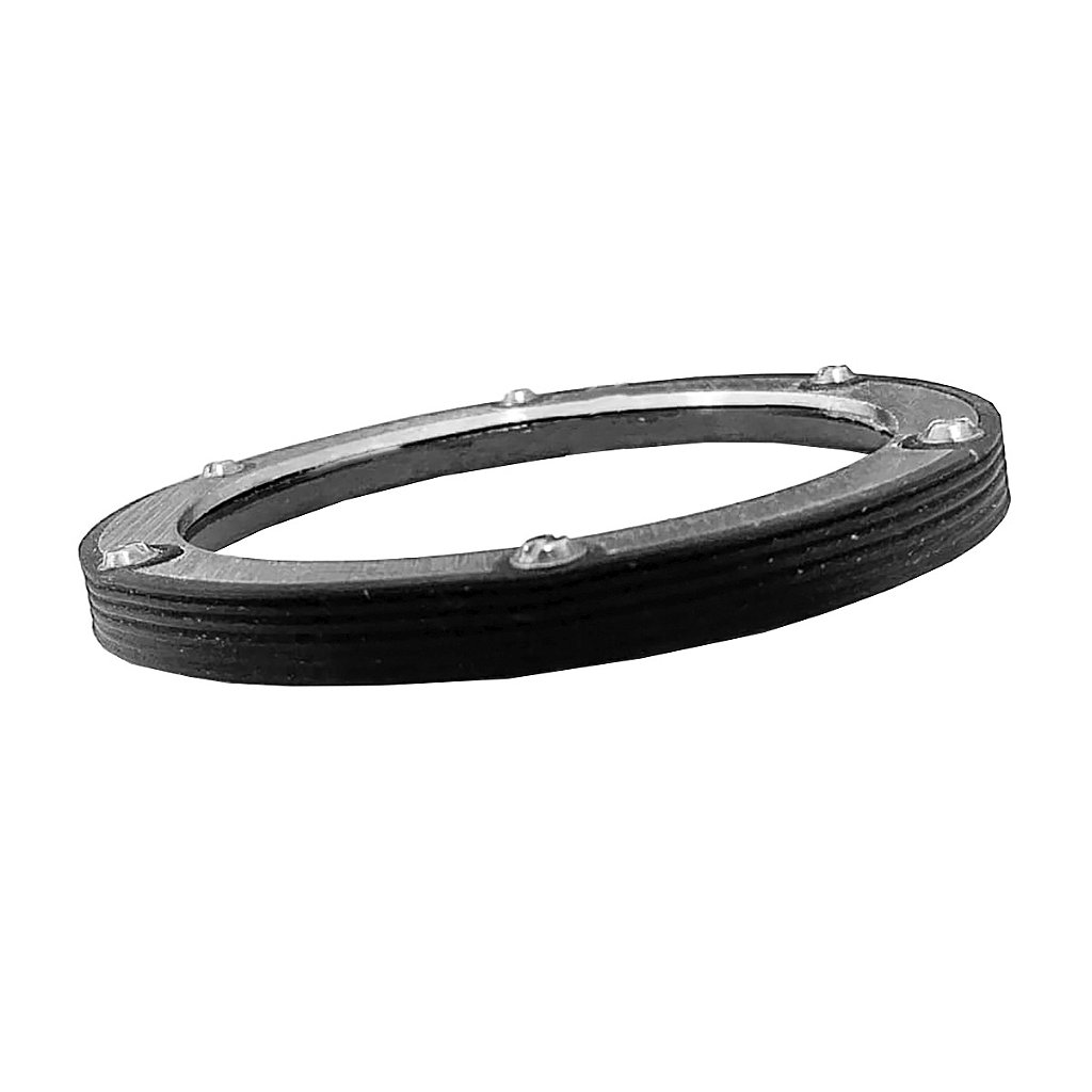 Bezel para Relógio Compatível com Hublot King Power Prata com Parafusos Prata