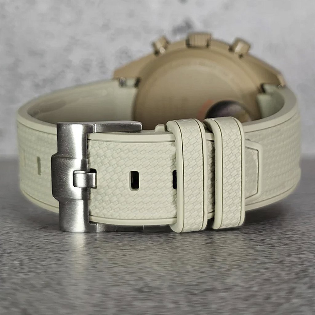 Pulseira para Relógio Compatível com Casio Vintage Illuminator W-96H Borracha Azul Completa com Fivela