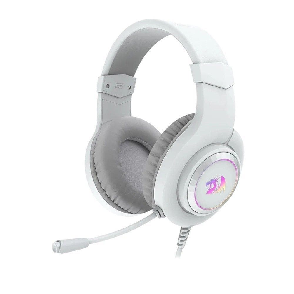 headset gamer redragon hylas lunar white rgb h260-w - Info7