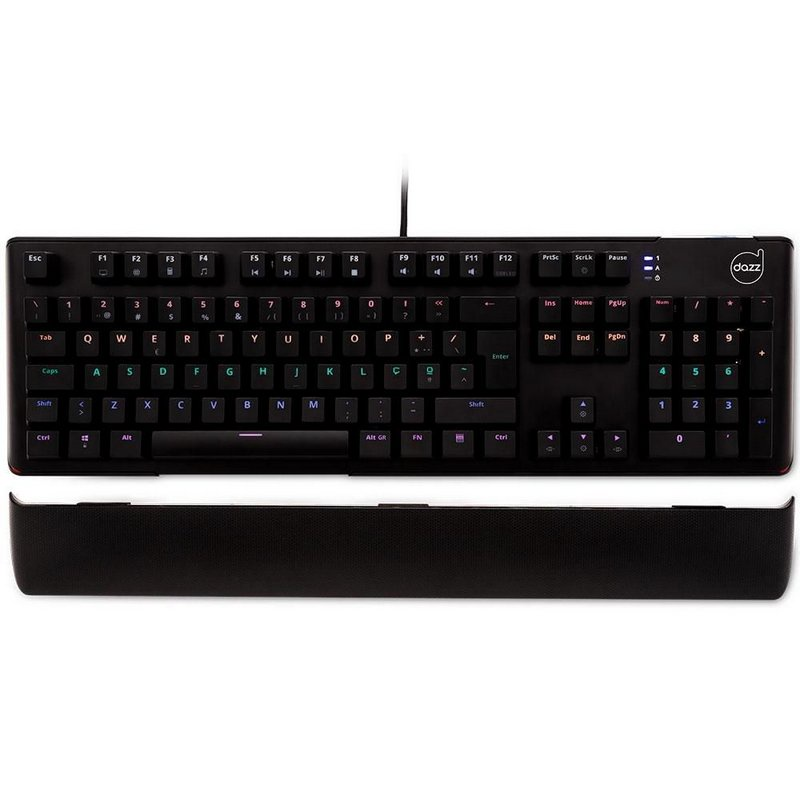 teclado usb dazz mecanico predator lc 625309 - Info7 Informática