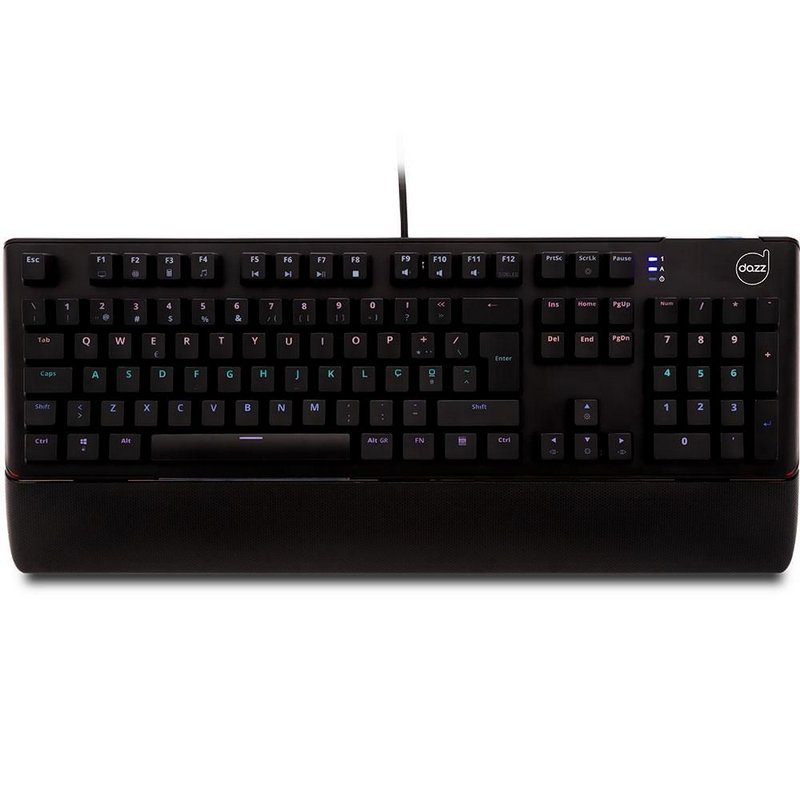 teclado usb dazz mecanico predator lc 625309 - Info7 Informática
