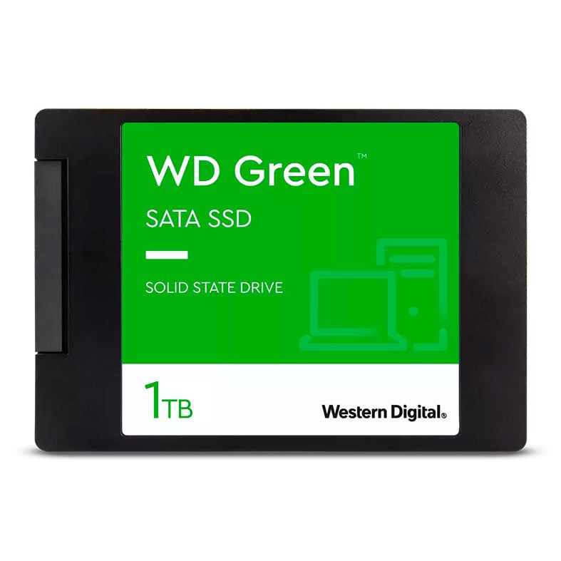 内蔵型SSD WD GREEN 1TB SSD WDS100T2G0A SATA ssd sata 1 tb western digital green - Info7 Informática