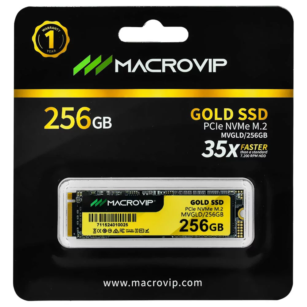 ssd m.2 nvme 256gb macrovip gold - Info7 Informática