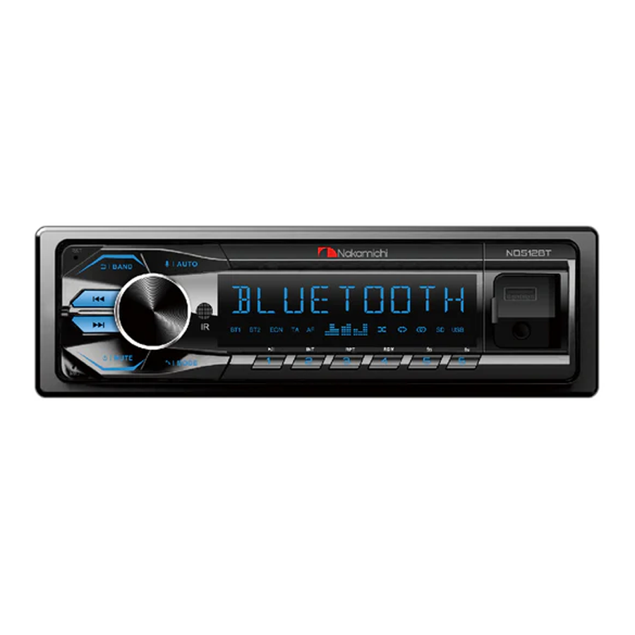 Auto Rádio Nakamichi NQ512BT Bluetooth USB/MP3 4x50W