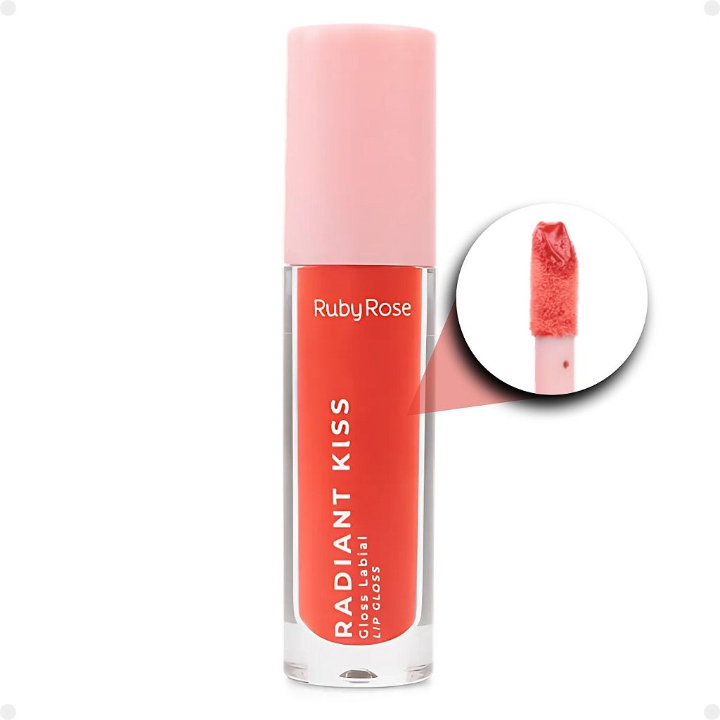 Gloss Labial Ruby Rose Radiant Kiss Rk10 Hb-l6400-1 - Teruya