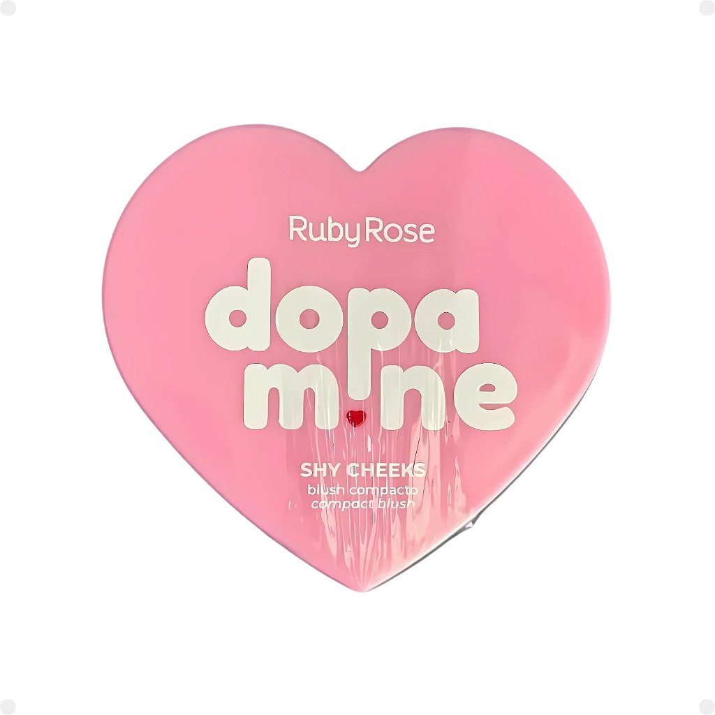 Blush Compacto Ruby Rose Dopamine Shy Cheeks Rosy Whisper Hb-F1002