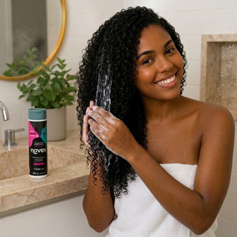 Kit Novex Santo Black Poderoso: Shampoo e Tratamento Condicionante