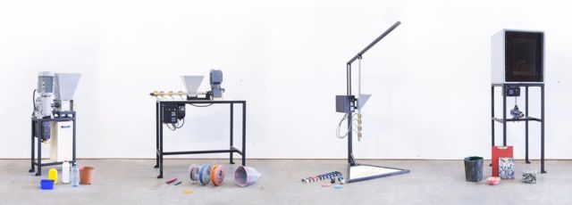 Primeira geração de máquinas Precious Plastic