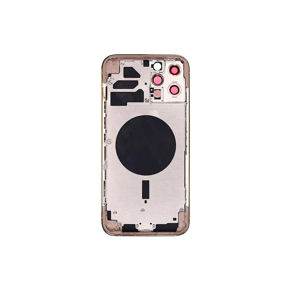 Carcaça iPhone 12 Pro Max Completa + Botões e Adesivos - Hero Parts