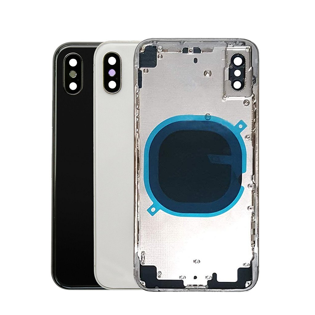 iPhoneアクセサリー iPhone X Carcaça iPhone X Completa + Botões e Adesivos - Hero Parts