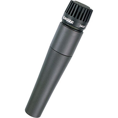 Microfone Dinâmico SM57-LC Vocal e Instrumentos - SHURE - Kalifa