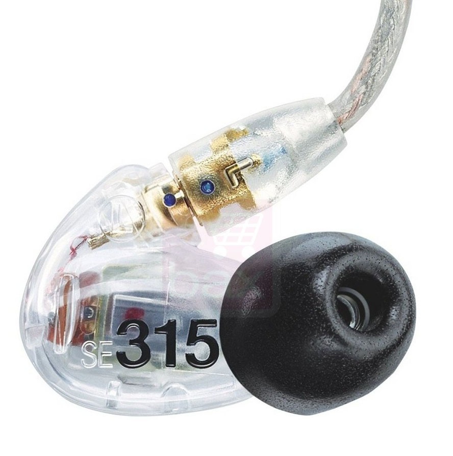 Fone de Ouvido In-ear SE315-CL-CLEAR - SHURE - Kalifa Áudio Som