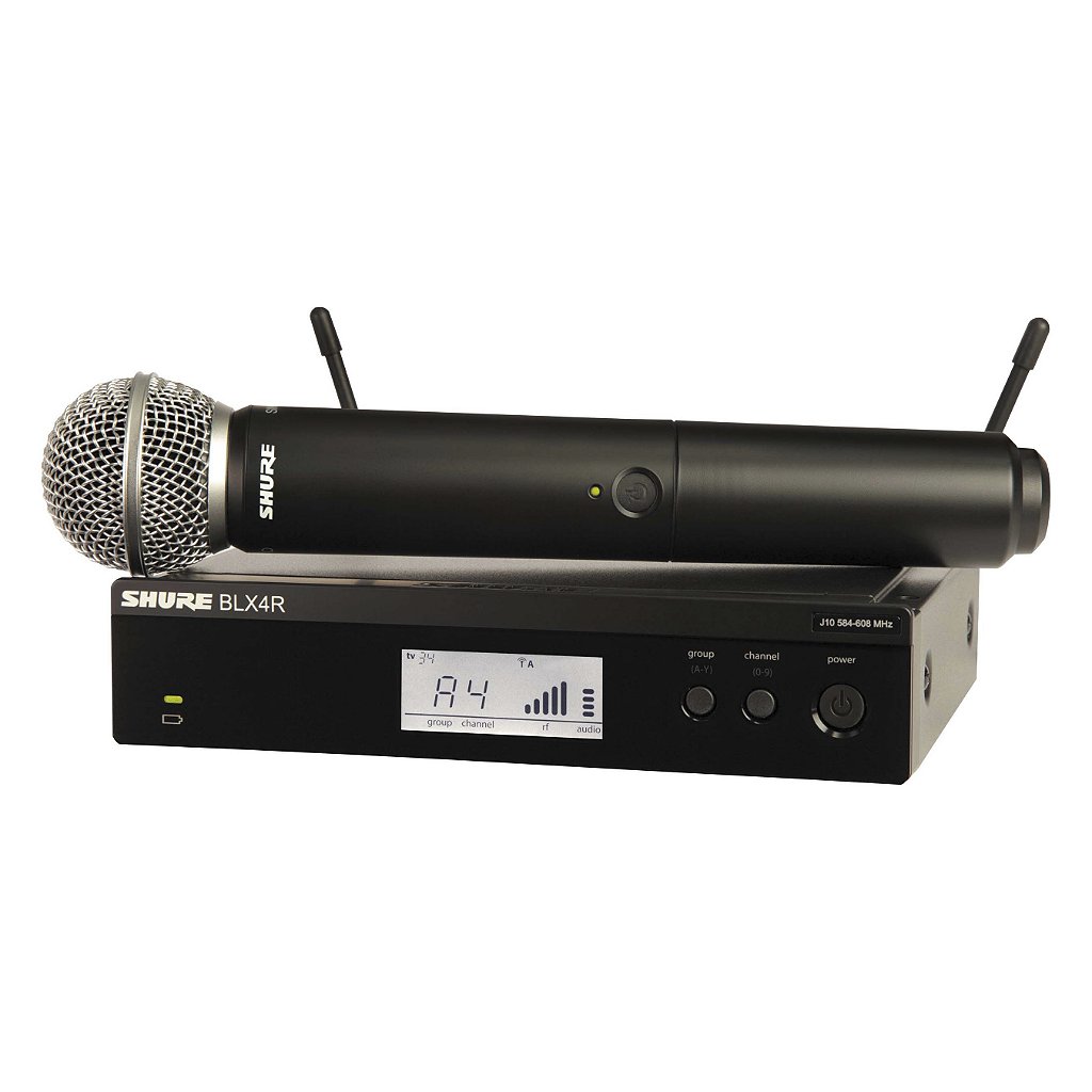 Sistema Microfone sem Fio de Mão BLX24RBR/SM 58-M15 - SHURE