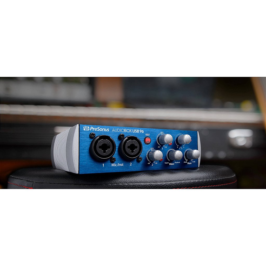 Interface de Áudio AUDIOBOX USB 96 - PRESONUS - Kalifa Áudio Som