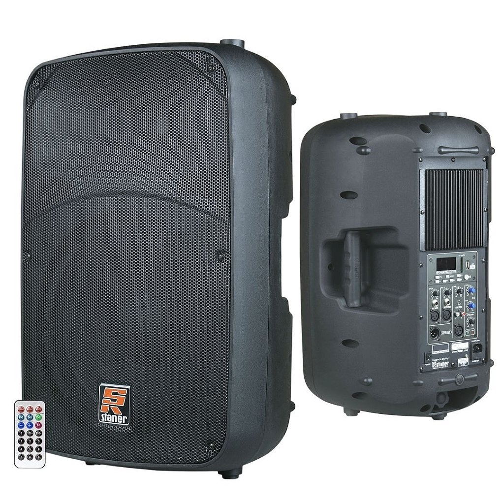 Caixa Acústica Ativa Bi-Amplificada SR315A 15 Pol - STANER