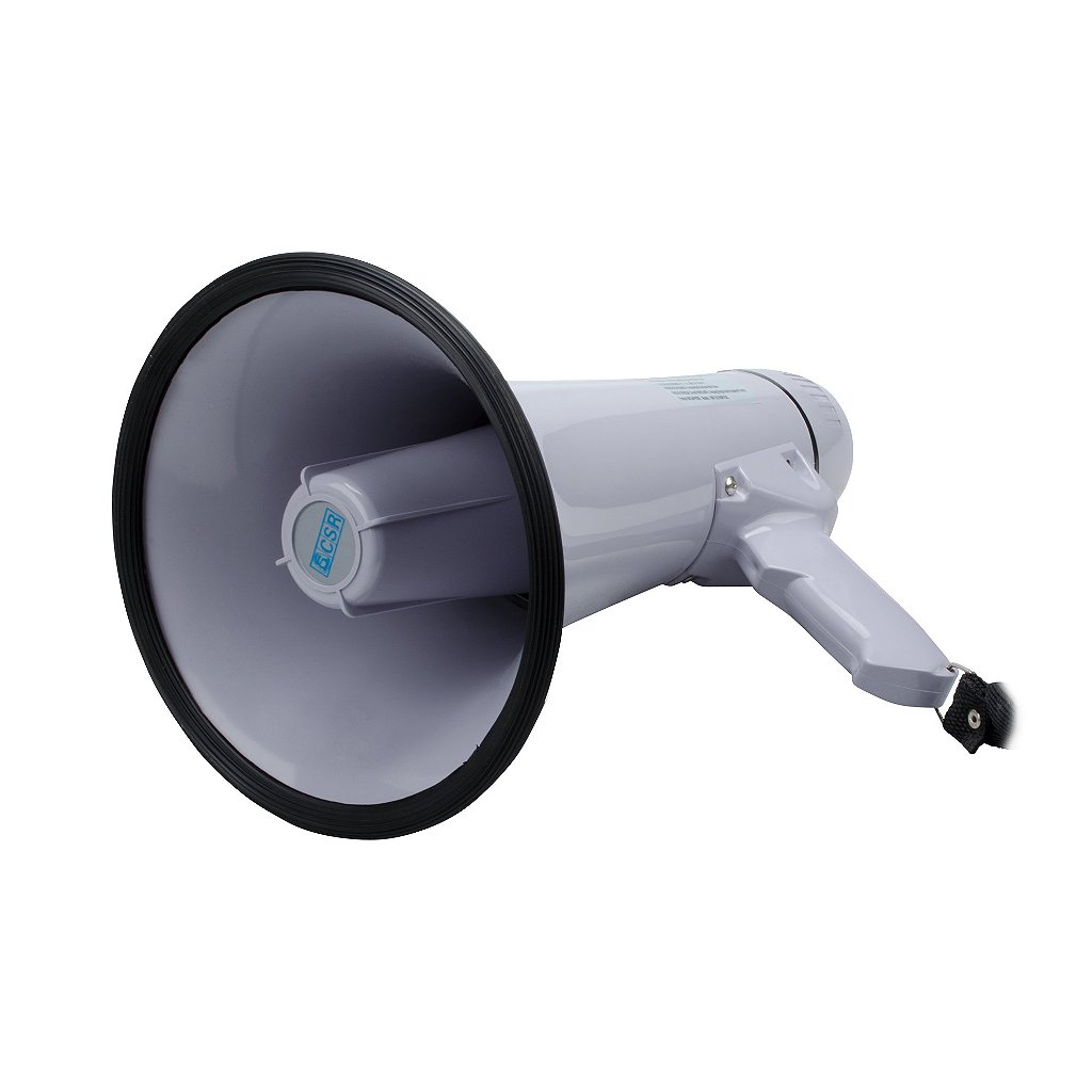 Megafone CSR HMP1503 20W Sirene,Memória e Música - Kalifa Áudio