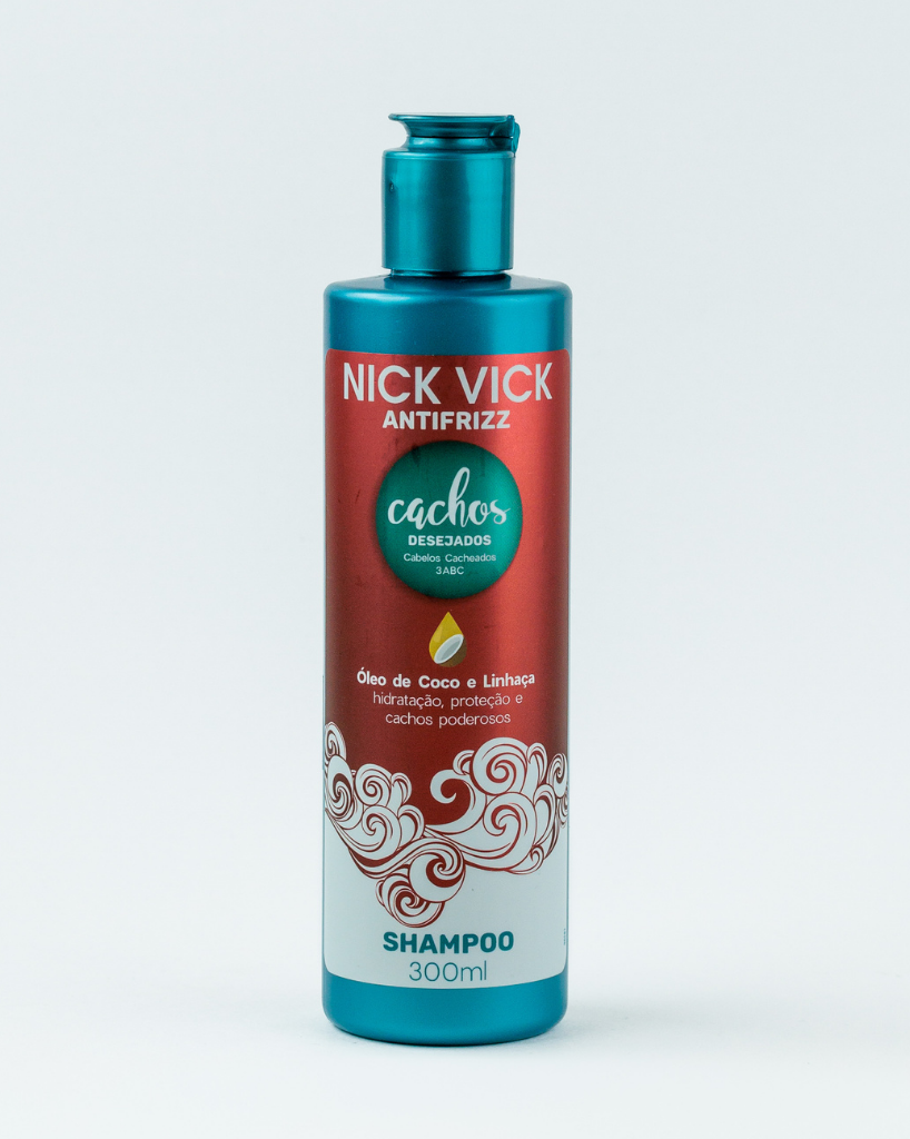 Shampoo Cachos Desejados Nick Vick Antifrizz 300ml - Nick Vick