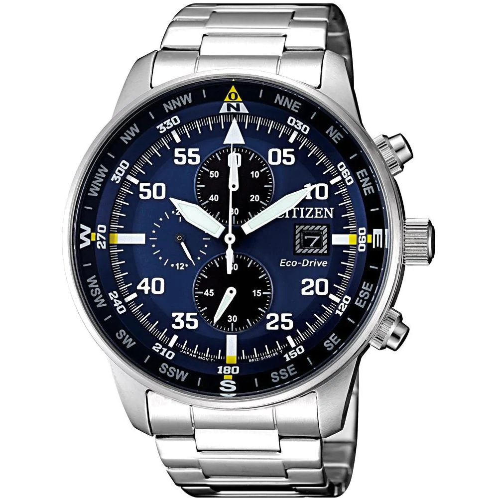 Relógio Citizen Masculino Analógico Eco-Drive Aviator TZ31132F