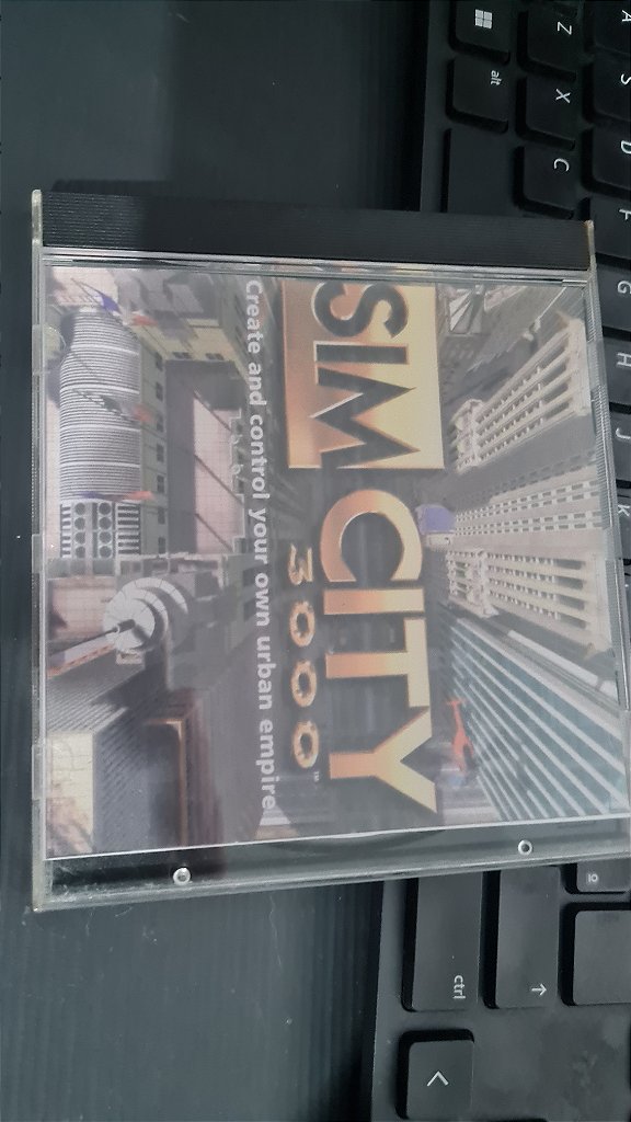 Jogo Simcity 3000 BR Pc Original Mídia Fisica (*Riscos Profundos Leia a Descrição)