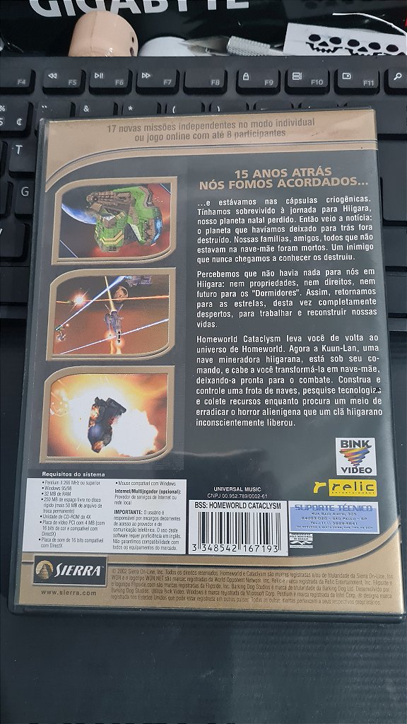 Jogo Homeworld Catacysm Pc Original Mídia Fisica – imagem 3