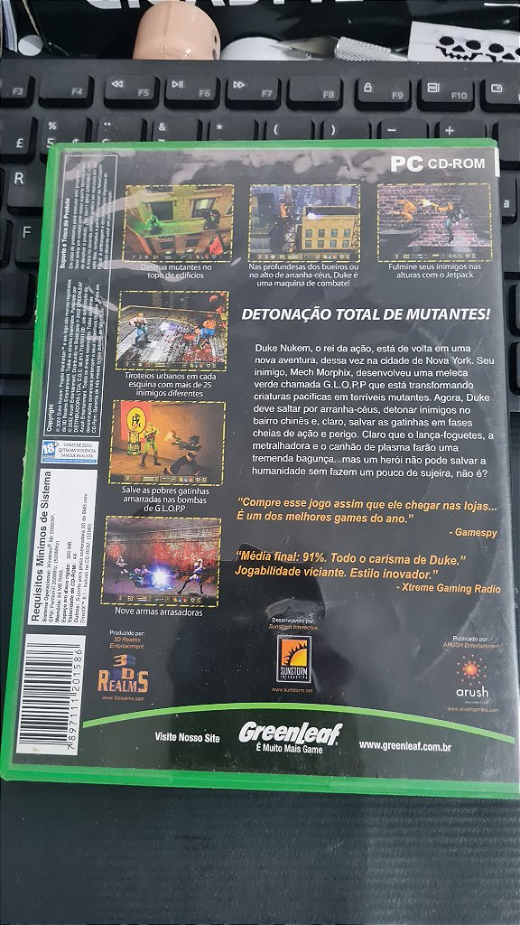 Jogo Duke nukem projeto manhattan Pc Original Mídia Fisica – imagem 4