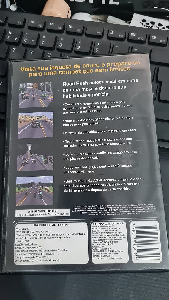 Jogo Road Rash Pc Original Mídia Fisica – imagem 4