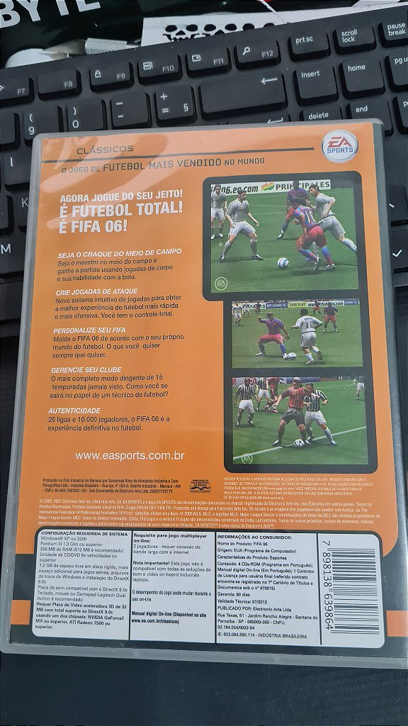 Jogo Fifa 06 Pc Original Mídia Fisica – imagem 5