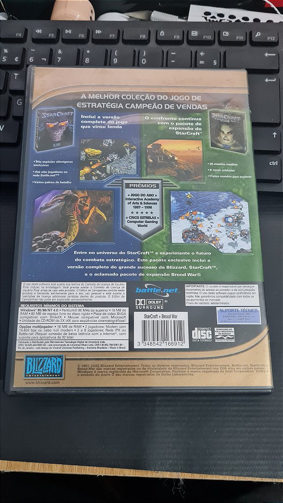 Jogo StarCraft Best Seller Series com expansão  Pc Original Mídia Fisica – imagem 4