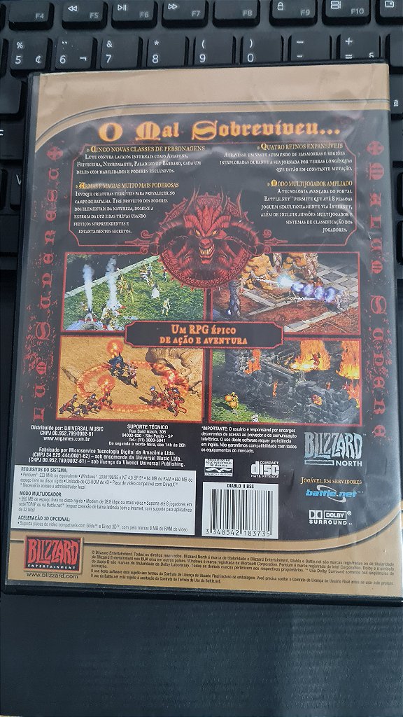 Jogo Diablo 2 Pc Original Mídia Fisica – imagem 3