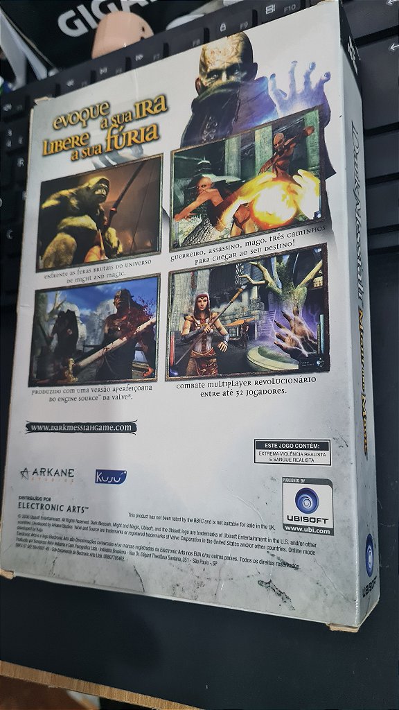 Jogo Dark Messiah Might and Magic Pc Original Mídia Fisica – imagem 5