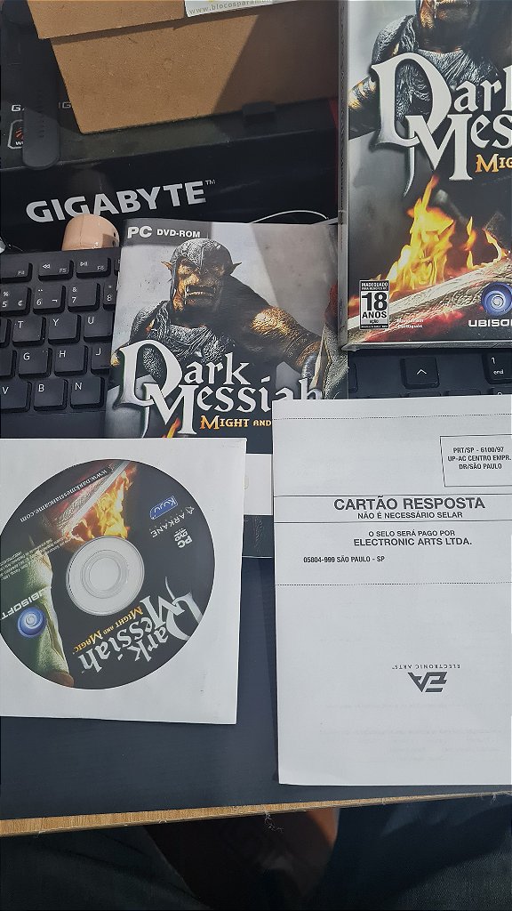 Jogo Dark Messiah Might and Magic Pc Original Mídia Fisica – imagem 4