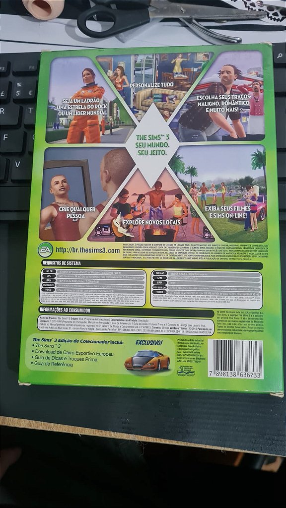 The sims 3 Edição de colecionador midia fisica original pt br – imagem 2