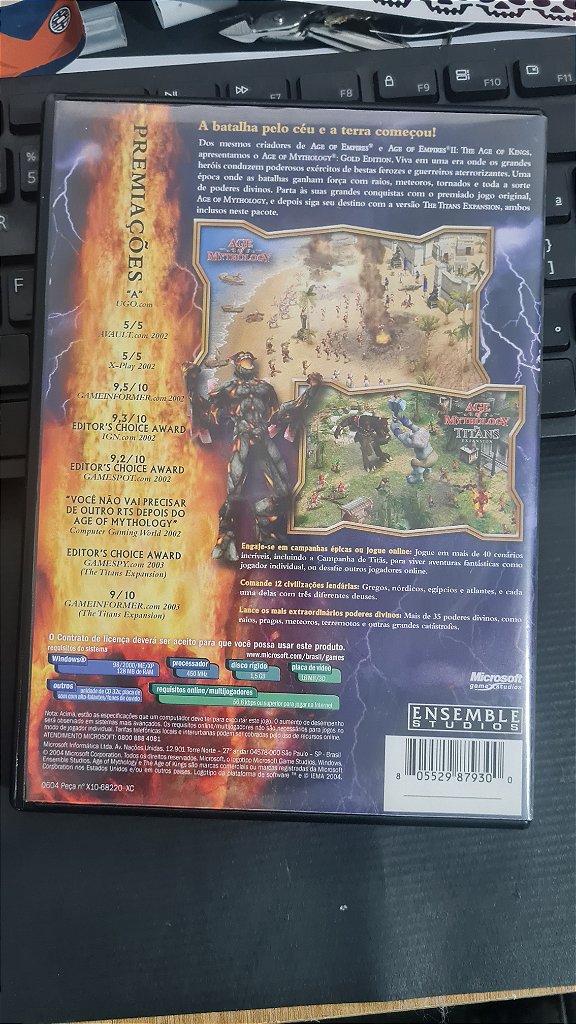 Jogo Age of Mythology gold edition Mídia Física Original BR – imagem 3
