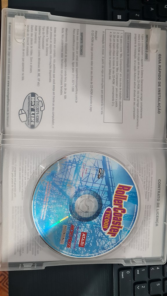 Jogo Roller coaster Pc Original Mídia Fisica Br – imagem 5