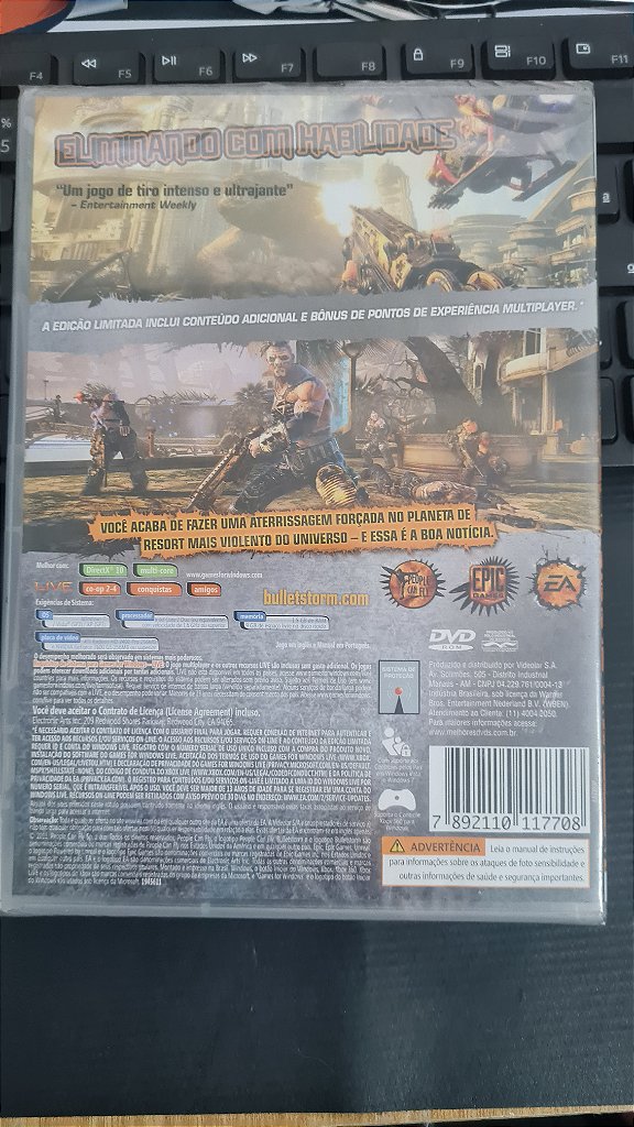 Jogo Bulletstorm limited edition Pc Original Mídia Fisica Lacrado – imagem 4