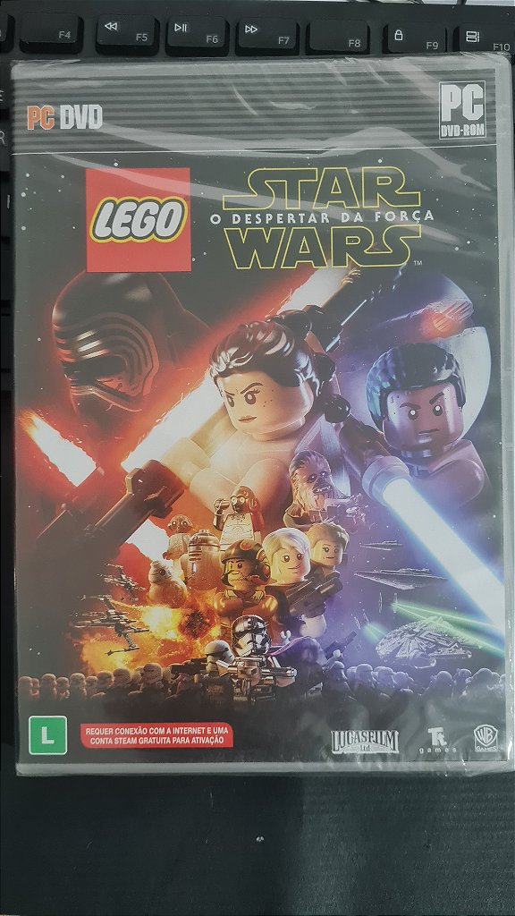 Jogo Lego Star Wars Despertar da Força Pc Original Mídia Fisica Lacrado BR
