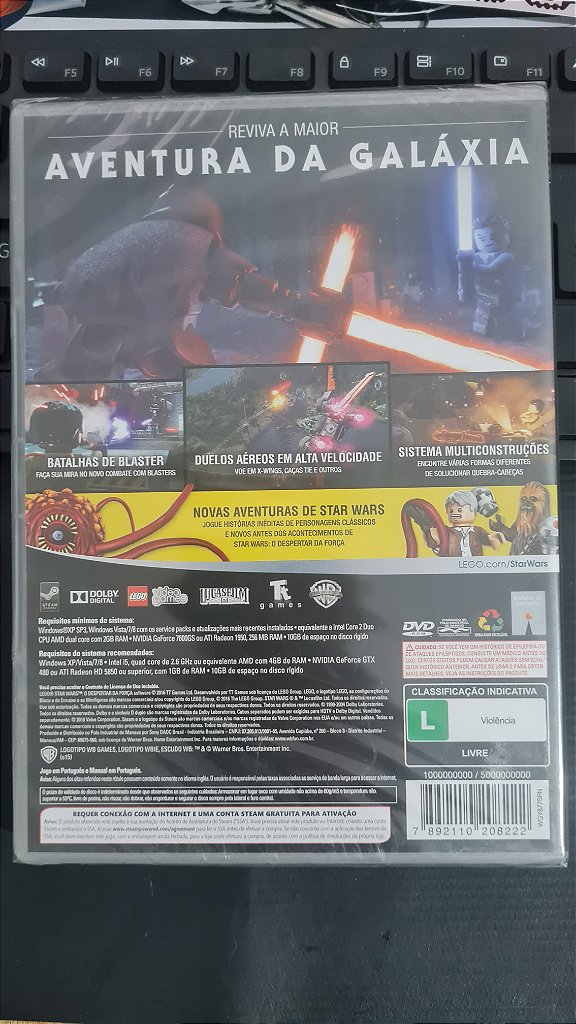 Jogo Lego Star Wars Despertar da Força Pc Original Mídia Fisica Lacrado BR – imagem 2