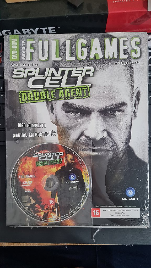 Jogo Revista Full games splinter cell double agent Pc Original Mídia Fisica Lacrado